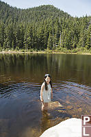 Claira In Some Small Lake