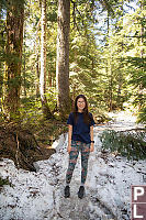 Nara Found Snow On Trail