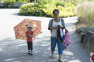 Claira Took Jenies Umbrella