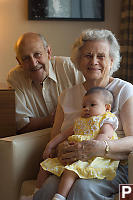 Great Grandma Great Grandpa And Baby
