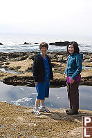 Helen And Janet At The Beach