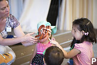 Nara Touching ACorn Snake