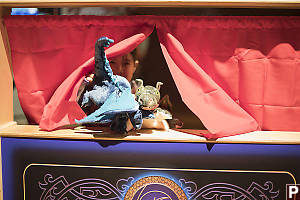 Nara Doing Dragon Puppet Show