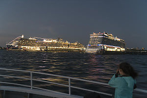 Three Cruise Ships From Channel