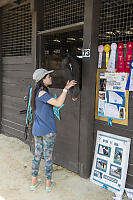 Claira Communing With Horse