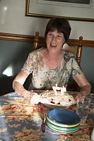 Mom With Birthday Cake