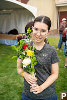 Nara With Bouquet