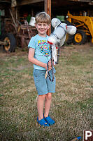 Beau With Fiesty Horse