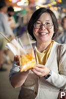 Helen With Bagged Meal