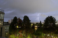 Lightning Into City