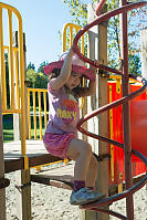 Nara On Climbing Pole