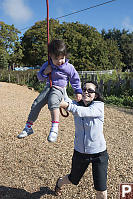 Claira On The Zip Line