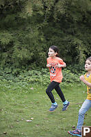 Claira Rounding The Pond