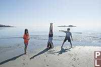 Nara Doing Handstand