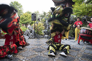 Smiles With Dancing Lions