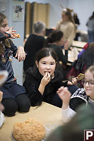 Nara Eating Rice Crispie Cake