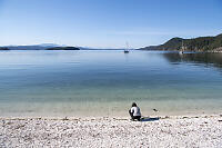 Claira On White Shell Beach