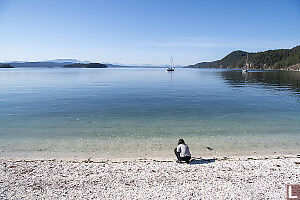 Claira On White Shell Beach