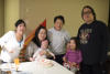 Helen's Family And Cake
