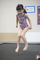 Claira Jumping On Trampoline