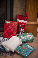 Naras Stocking And Gift Pile