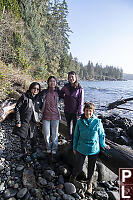 Narrow Rocky Beach