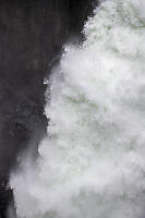 Water Dropping Over Falls