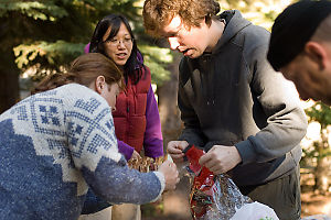 Andrea And Sean Making Sandwiches