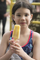 Popsicle With Sugar Cane Stick