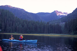 Kayaking Jenny Inlet at Dusk