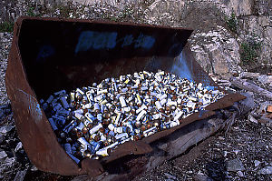 Load of Spray Cans