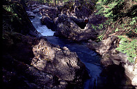 River Through Rocks