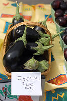 Basket Of Eggplant