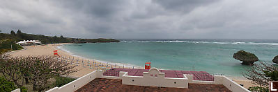 Empty Beach At Resort