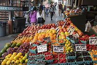 Fruit Stand Into Alley