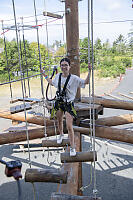 Nara Walking On Obstacle Course