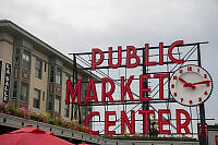 Public Market Center Sign