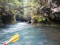 Paddling Through Collapsed Lava Tube