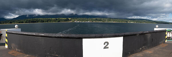 Crossing To Denman Pano