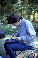 Karen Eating Breakfast