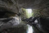 Sculpted Rocks At Cave Mouth