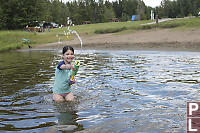 Claira With Water Gun