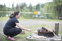 Helen Roasting Marshmallow