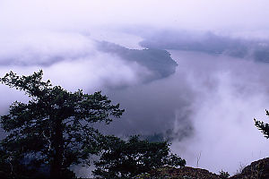 Fog Over Samson Narrows