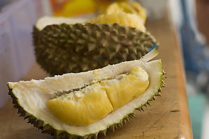 Broken Open Durian