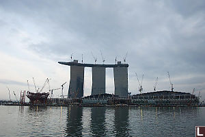 Marina Bay Sands Casino Under Construction