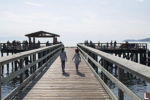 Walking Out Onto Pier