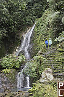 Kids With Hidden Pool Waterfall