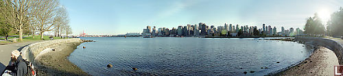Downtown Vancouver From Stanley Park