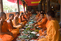 Monks Having Daily Meal